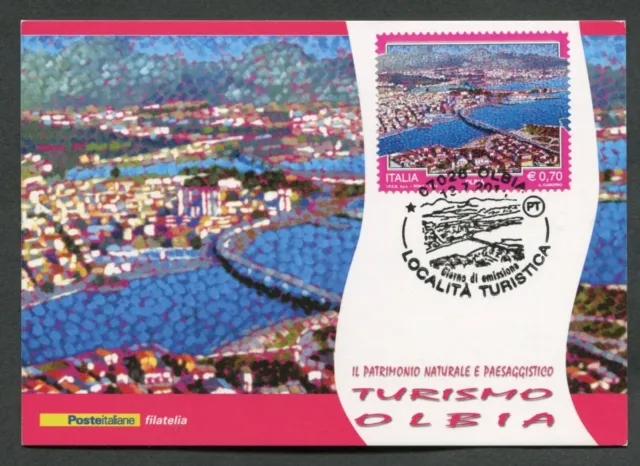 Italia - Fdc - Cartolina Maximum Card 2014 - Turismo Olbia - 524