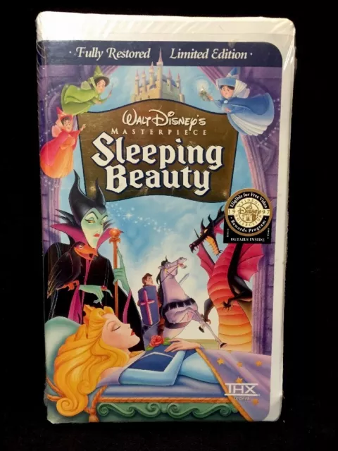 Sealed  Disney's Masterpiece SLEEPING BEAUTY Fully Restored Limited Edition VHS