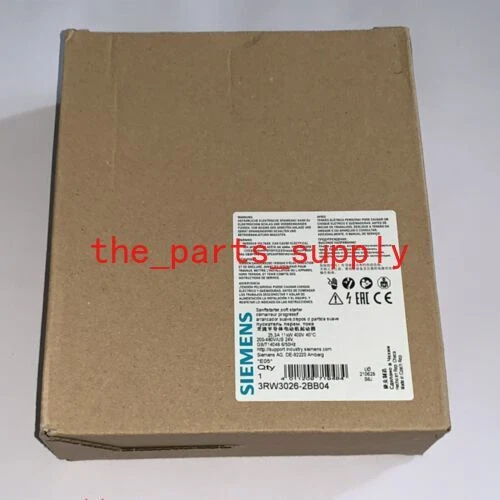 NEW SIEMENS 3RW3026-2BB04 Motor Starter
