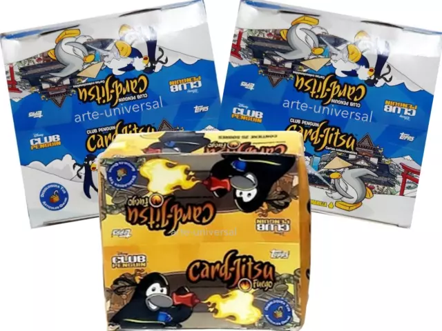 Club Penguin Card-Jitsu Sealed Pack Cards Topps Disney 