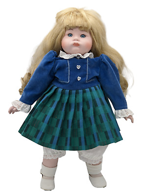 1989 Victoria Ashlea Originals By Bette Ball 17" Musical Doll Porcelain & Cloth.