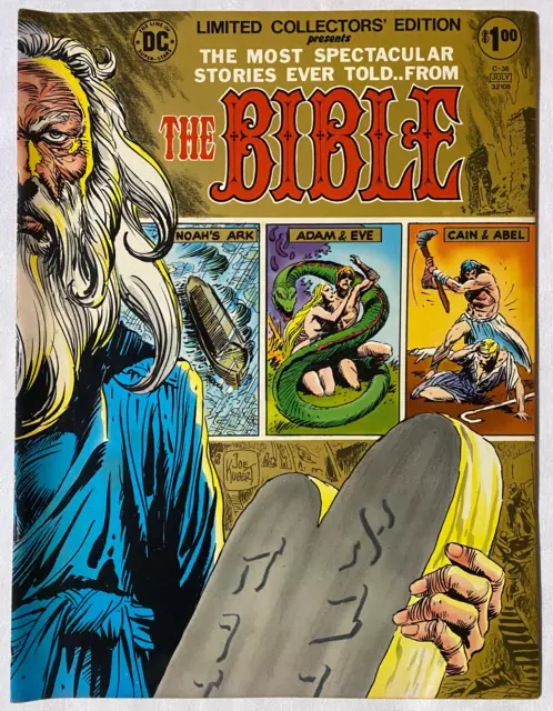 THE BIBLE DC Comics Treasury Limited Collectors Edition Comic Book C36 1975 MINT