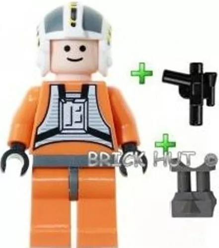 LEGO STAR WARS Unique Helmet Pilot Wedge Antilles Gift Bestprice 6212 New 6.49 PicClick UK