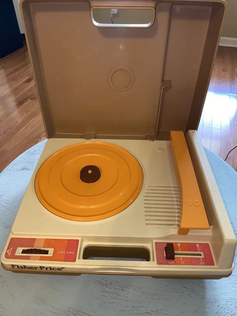 Vintage 1978 Fisher Price Record Player Model 825 Kid Phonograph Turntable Works