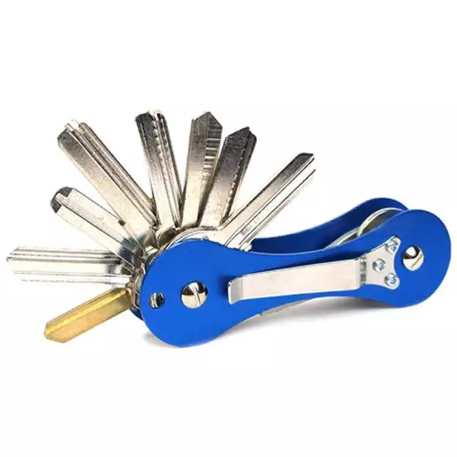 Keychain Porte-clés Porte-clés Flexible Organisateur De Clés Portable Aluminium