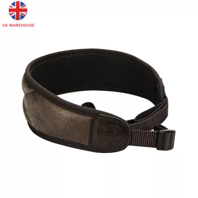 Tourbon PU Leather Rifle Strap Adjustable Shotgun Sling Soft Padded Hunting UK