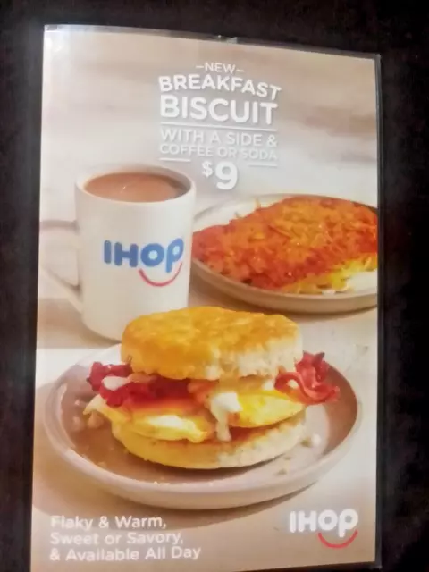 IHOP Restaurant Official MENU NEW 6 page Let's Put a smile on your