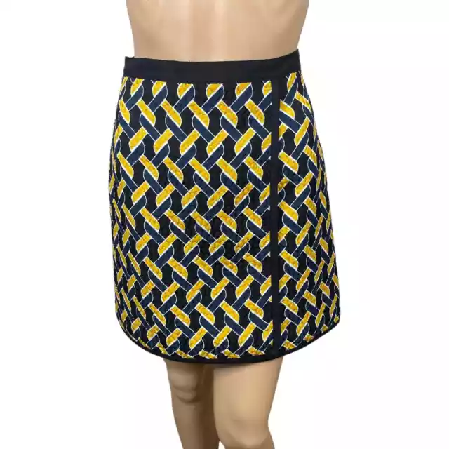 Miss Wu by Jason Wu Geometric Jacquard A-line Mini Skirt Womens SZ 0 2