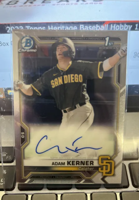 2021 1st Bowman Chrome Adam Kerner Auto #CPA-AK San Diego Padres