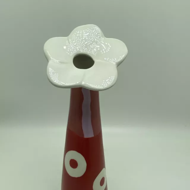 Fun Daisy Vase Red/White/Purple