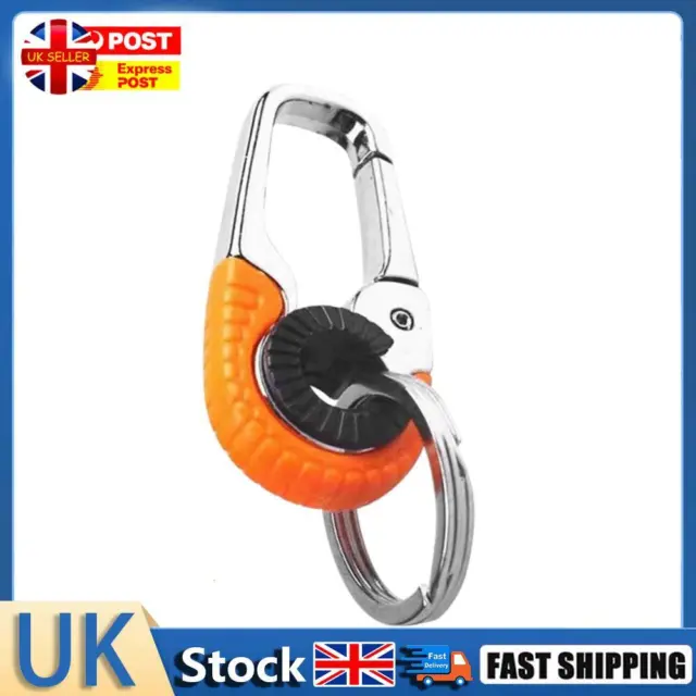 Car Key Pendant Fashion Buckle Carabiner for Auto Car Accessories (Orange) Hot