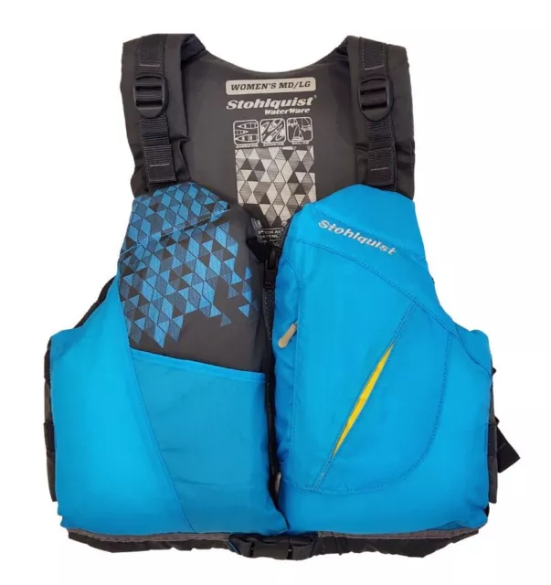 Stohlquist Waterware PFD Life Vest Women's Size MD LG Canoeing Kayaking Sailing Stohlquist Waterware PFD Life Vest Women's Size MD LG Canoeing Kayaking Sailing