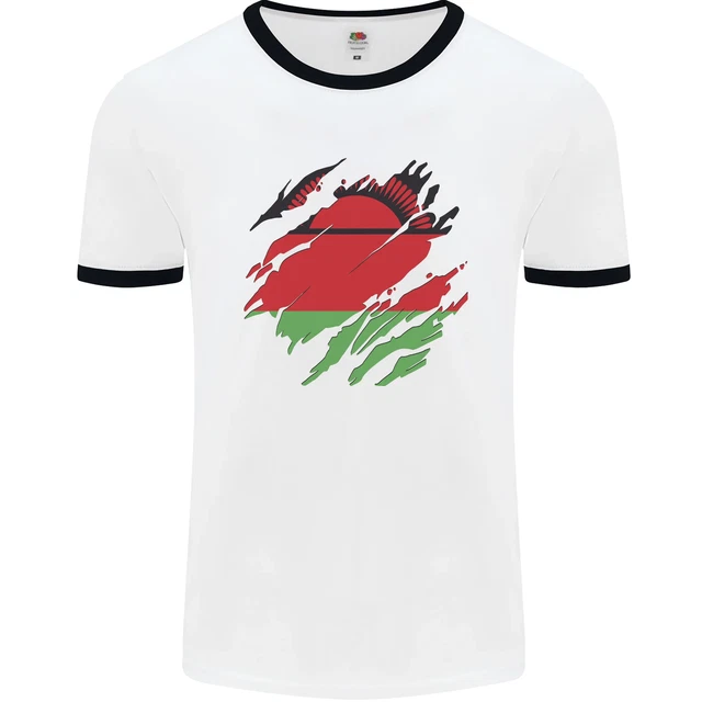 T-shirt Homme Gildan Coton Drapeau Bangladais Déchiré - Modèle 5000, Taille Régulière, Fait Sur Commande