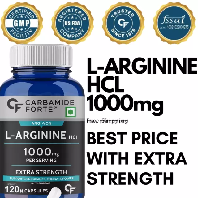 Nitric oxide L-Arginine Hcl 1000mg L-citrulline Pre workout Testosterone Booster