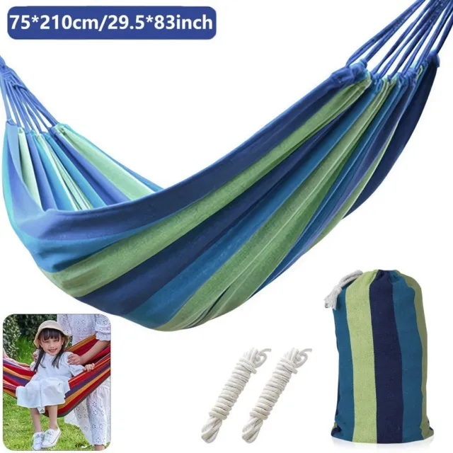 Hammock Children Portable Tree Hanging Bed Swing Chair for Garden Camping