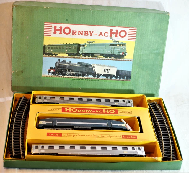 Train Le Mistral Coffret HORNBY OBBV FABRI MECCANO motrice wagons