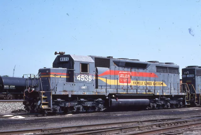 Duplicate Train Slide Seaboard SD-35 #4535 05/1989 Richmond Virginia