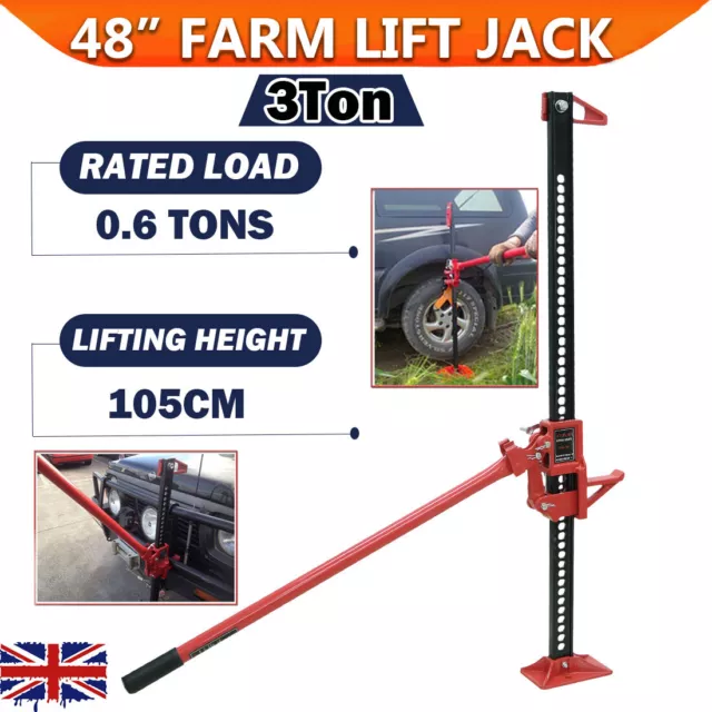 Heavy Duty 3 Ton Load Offroad High Lever Hi-Lift Pestle SUV Off-Road Farm Jack