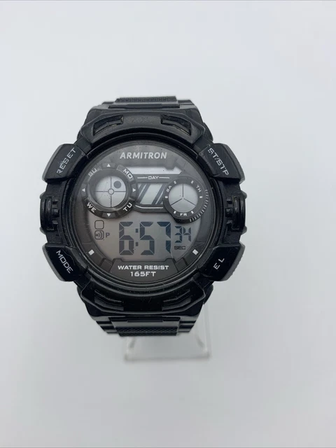 ARMITRON PRO SPORT Men s Digital Watch Black MD16392 Water Resistant 165 ft 9.95 PicClick