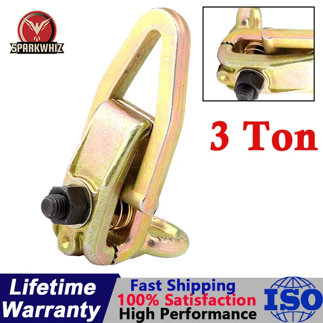 3 Ton 2 Way Self-Tightening Mini Pull Clamp Body Repair Dent Puller Frame Back