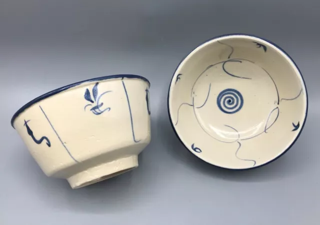 Two 19th Century Chinese Blue & White Bowls