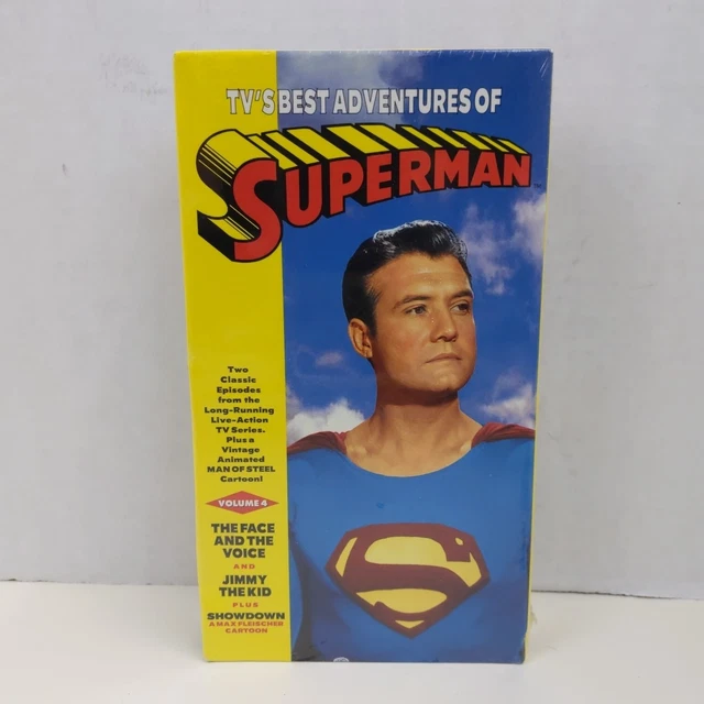 George Reeves Book TVS BEST ADVENTURES of Superman Volume 4 VHS Vintage George Reeves £9. ...