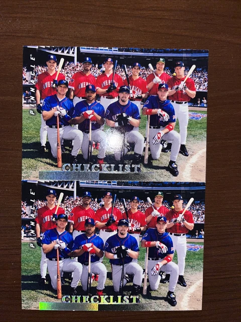 1998 Pinnacle #198 All-Star HR Contestants Lot of 2 Griffey, Chipper, Bagwell