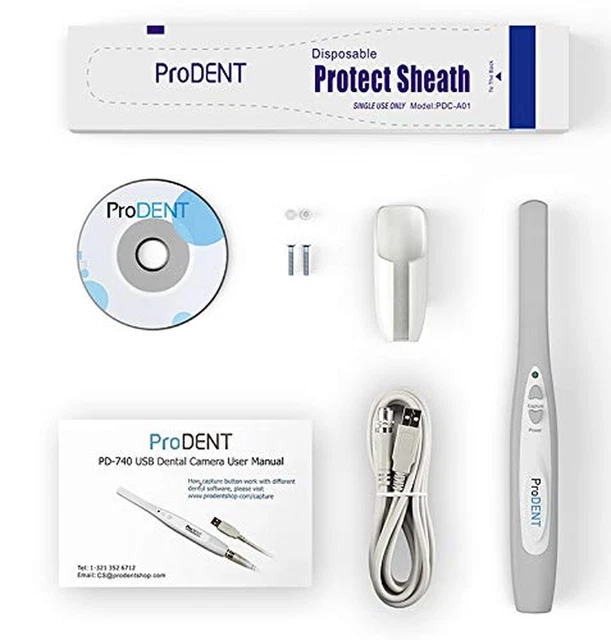 Intraoral Camera PD740, Capture Button Driver to Work with Eaglesoft, Dexis, Ape