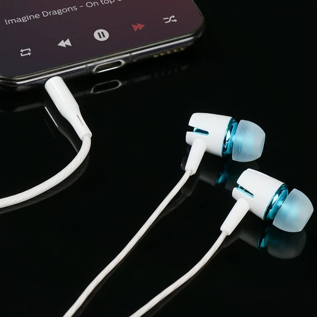 Métal Écouteurs intra-oreille Casque de jeu Écouteurs filaires Écouteurs
