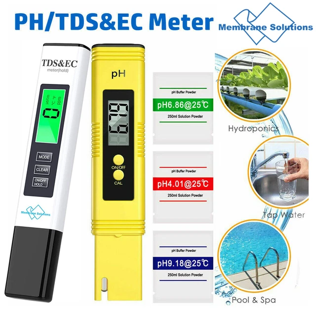 PH AND TDS Meter Combo,PPM Meter,014 PH Water Quality Tester for Water