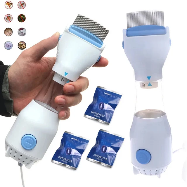 Pet Electric Lice Grabber Comb Multifunctional Physical Flea Removal Killer