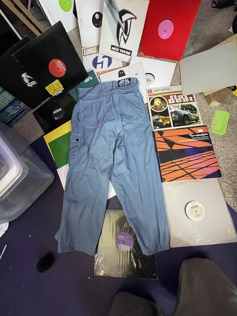 Vintage KikWear Candy Raver / Party Kid Cargo Pants*rare* Early 90s MADE IN USA