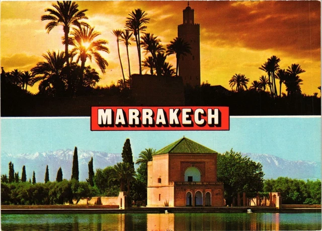 CPM MOROCCO Marrakech-La Menara and the Mosque in the Palm Grove (342939)