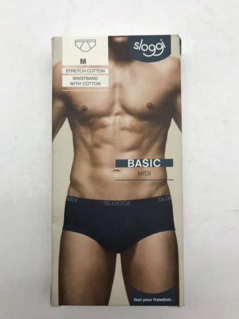 Sloggi Men's Basic Mini Pant, Blue, UK34/medium