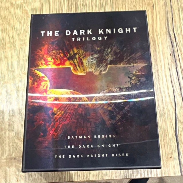 BATMAN THE DARK Knight Trilogy DVD Box Set Starring Christian Bale £6. ...