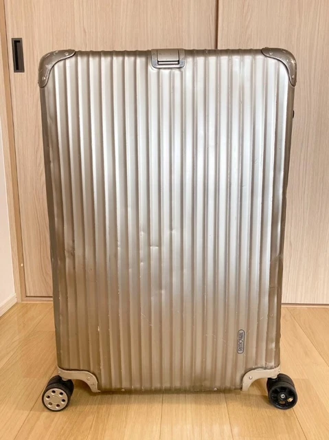 Rimowa Topaz Topas Titanium 104L Silver 4-wheels Carry Case Suitcase 945.77