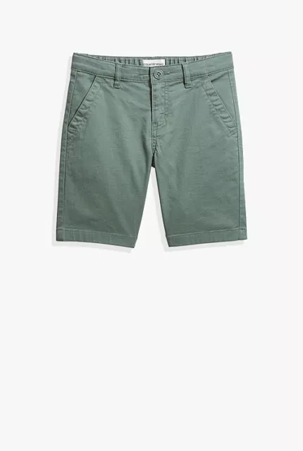 BNWT RRP$49 COUNTRY ROAD BOYS size 10 ORGANIC COTTON CHINO SHORTS in Sage Green