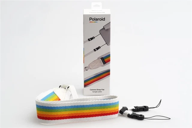 Polaroid Camera Strap Flat Rainbow White (1685202400)