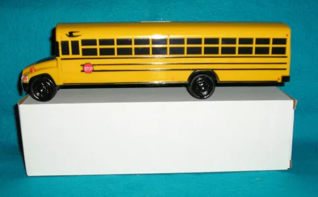 Blue Bird School Bus Bank In Original Packaging - Detailed - Plastic