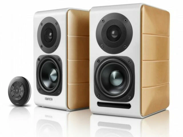 EDIFIER S880DB 2X44W Active Hi-Res Certified Bookshelf Speakers - White ...