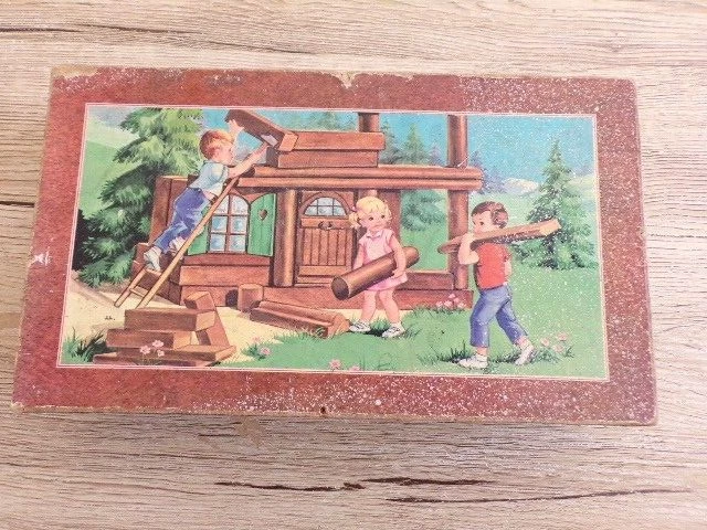 ANCIEN JEU DE Construction En Bois EUR 5,00 - PicClick FR