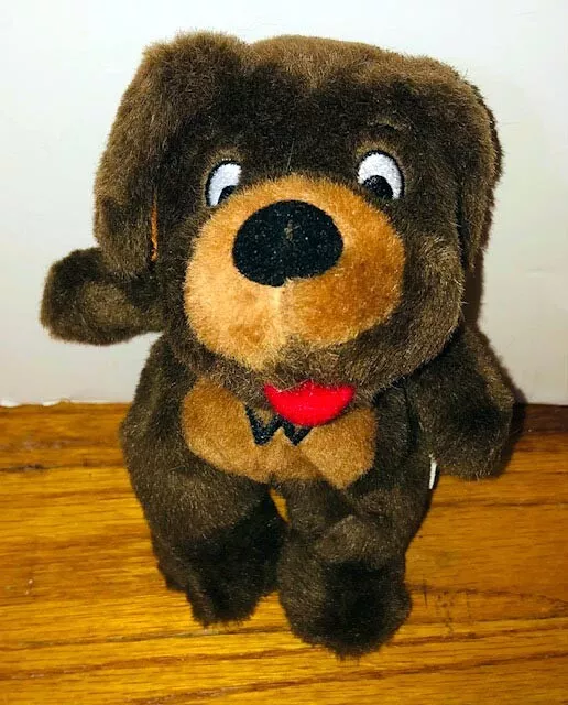 Wiggles Wags The Dog 8" Stuffed Animal Bean Bag Funtastic 1999 Brown Puppy