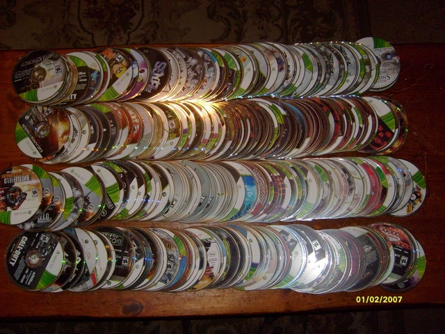Lot Of Over 345 Xbox 360 Video Games...as Is Lot # 5