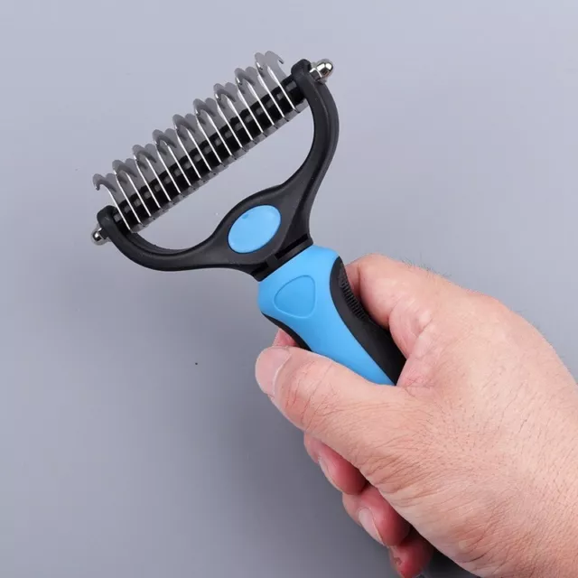Pet Dog Cat Hair Remover Comb Needle Grooming Massage Deshedding Cleaning Brush 9