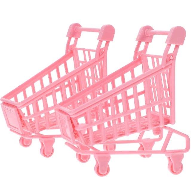 2 pz mini trolley cesto della spesa giocattolo tavolo doccia bambino modello