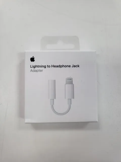 Original Apple Lightning To Headphone Jack Adapter NEW UNOPENED