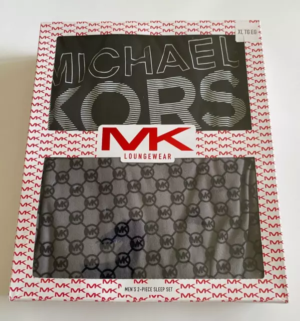 NEW MICHAEL KORS MK Men's Two Piece Pajama Set Lounge Pants & T Shirt ...