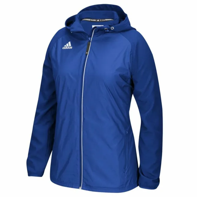 Adidas Women's Collegiate Royal Modern Varsity Woven Jacket Blue Size S $85