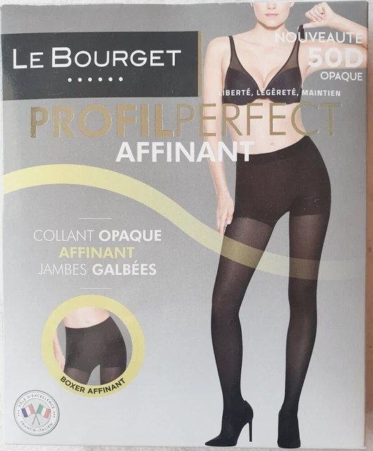 Collants neuf noir taille 1 5/6 Dessous Chic 50D, affinant marque Le Bourget