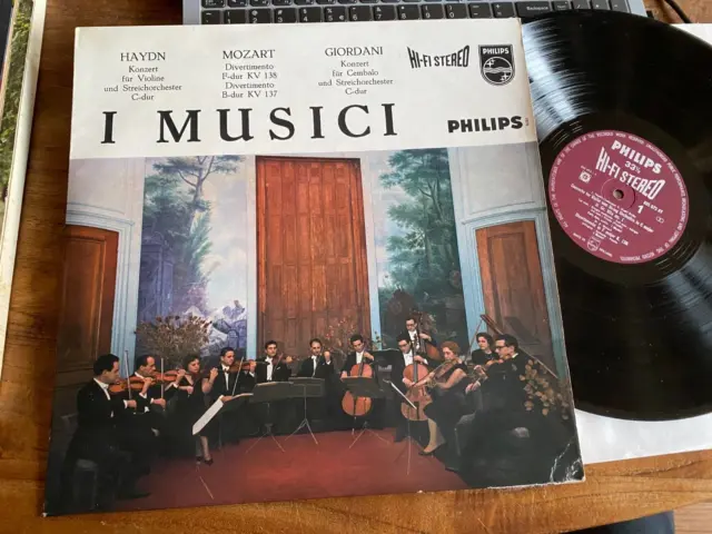 Philips 835 073 AY HiFi Stereo - Haydn Mozart Giordani Felix Ayo I Musici EX+